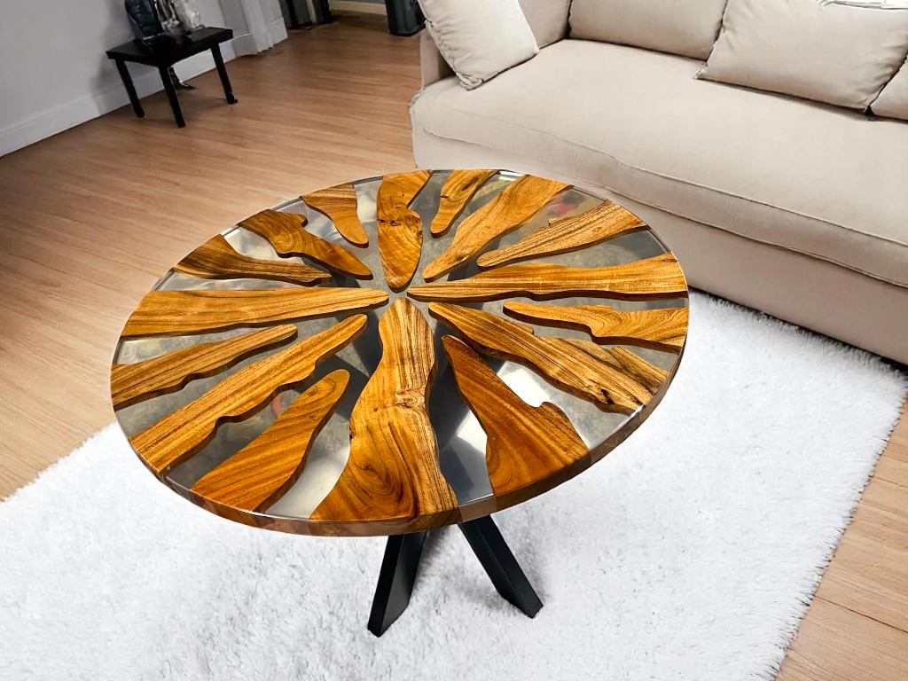 Live Edge Round Tables - Handmade Masterpiece Art 